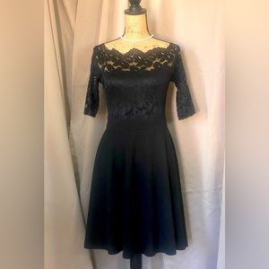 Black Bridesmaid/Cocktail Dress